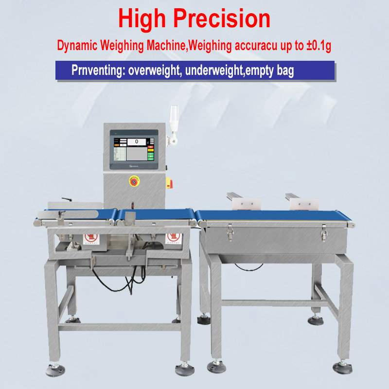 Online Conveyor Belt Weight Checking Machine with Rejection System