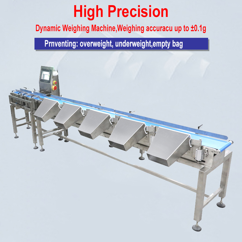 Automatic check weigher food package conveyor online checkweigher list scale industries