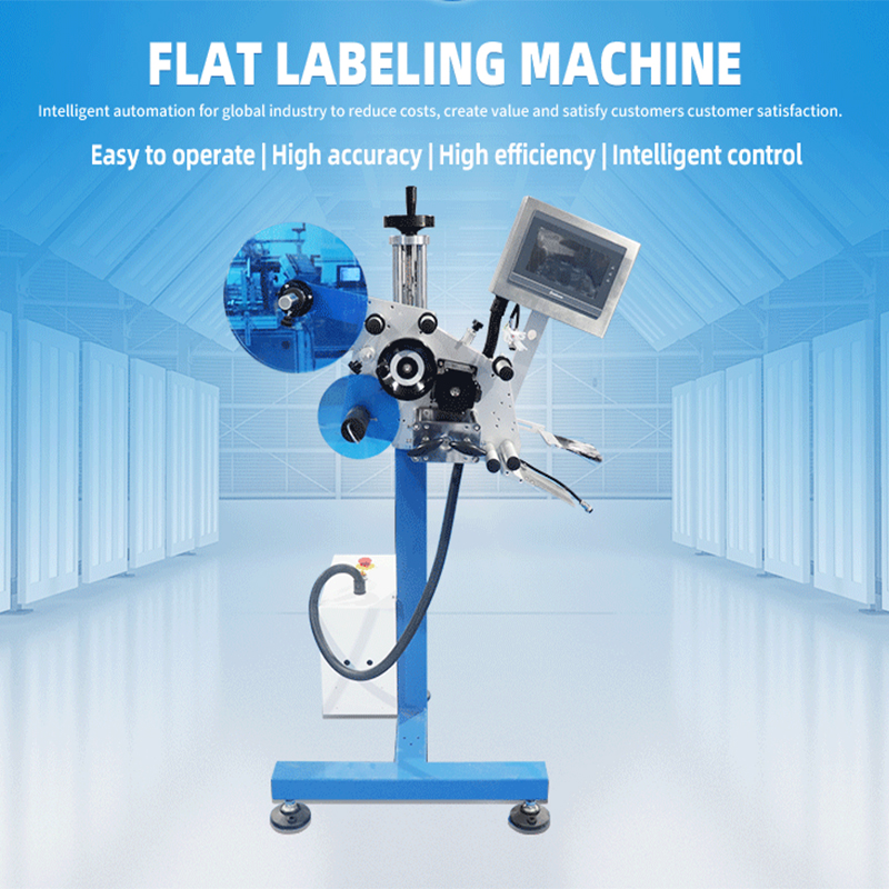 High Speed Automatic Flat Labeling Machine for Box and Bag Surface Sticker Labeler Machine