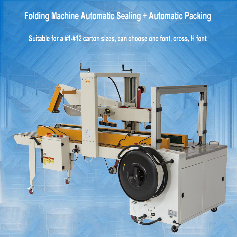 Cover Folding Carton Sealer and Aautonmatic Stapping Machine